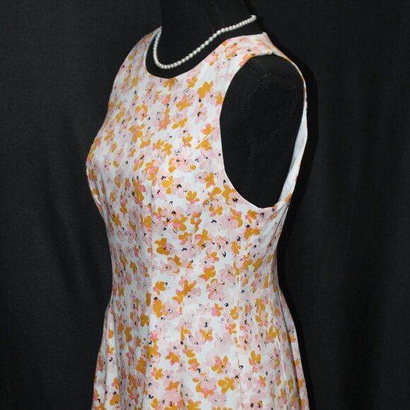 Liz Claiborne Sleeveless Floral A-line Sundress - Picture 6 of 16